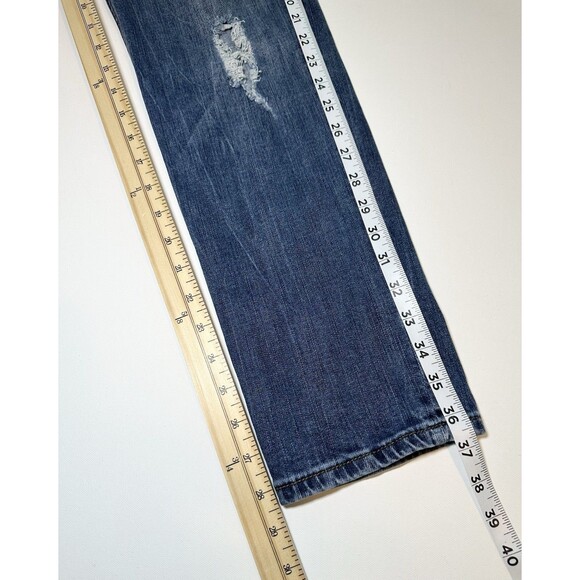 Edyson Relaxed Boyfriend Distressed‎ Blue Jeans Denim Women's 29 - Picture 10 of 10